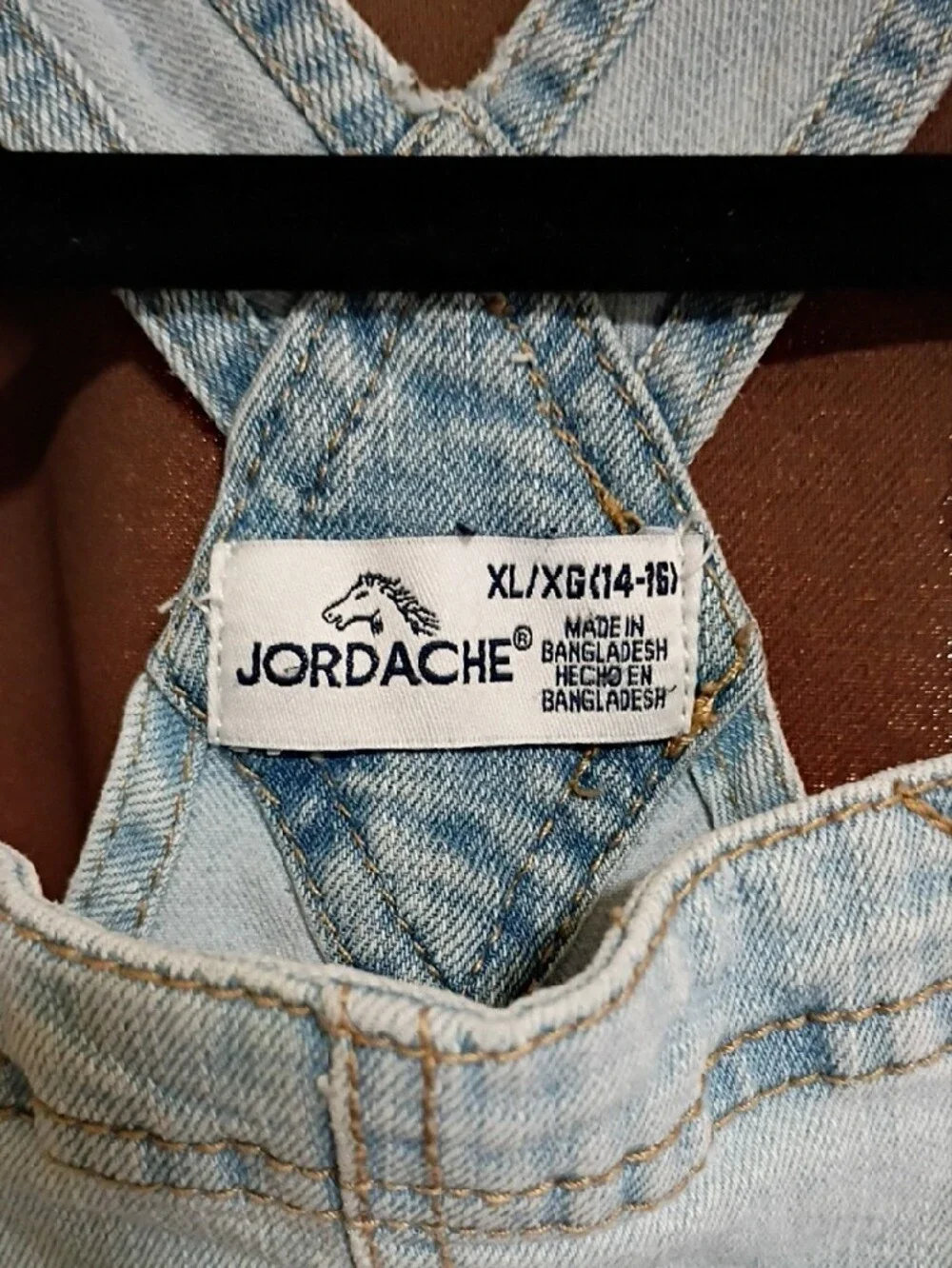 Jordache Light Blue Denim Overalls